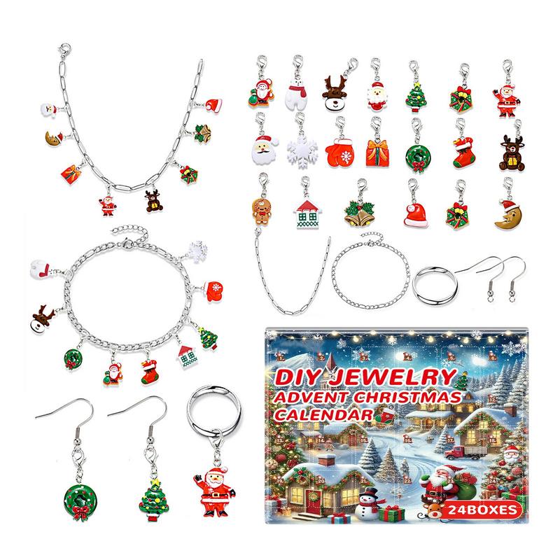 Jewelry Making Advent Calendar - مجوهرات عيد الميلاد تقويم القدوم سوار