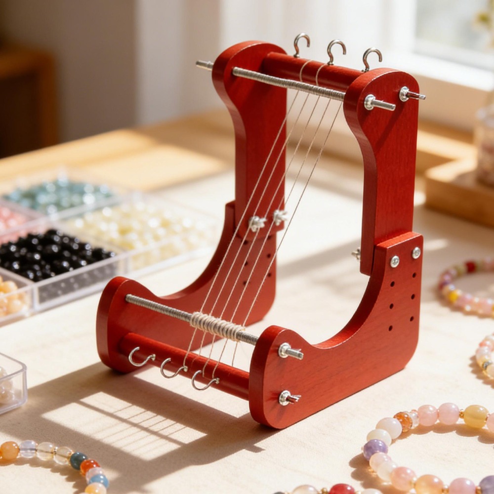 Jewelry Making Tools And Supplies - طقم نول خشبي لصنع الخرز قابل