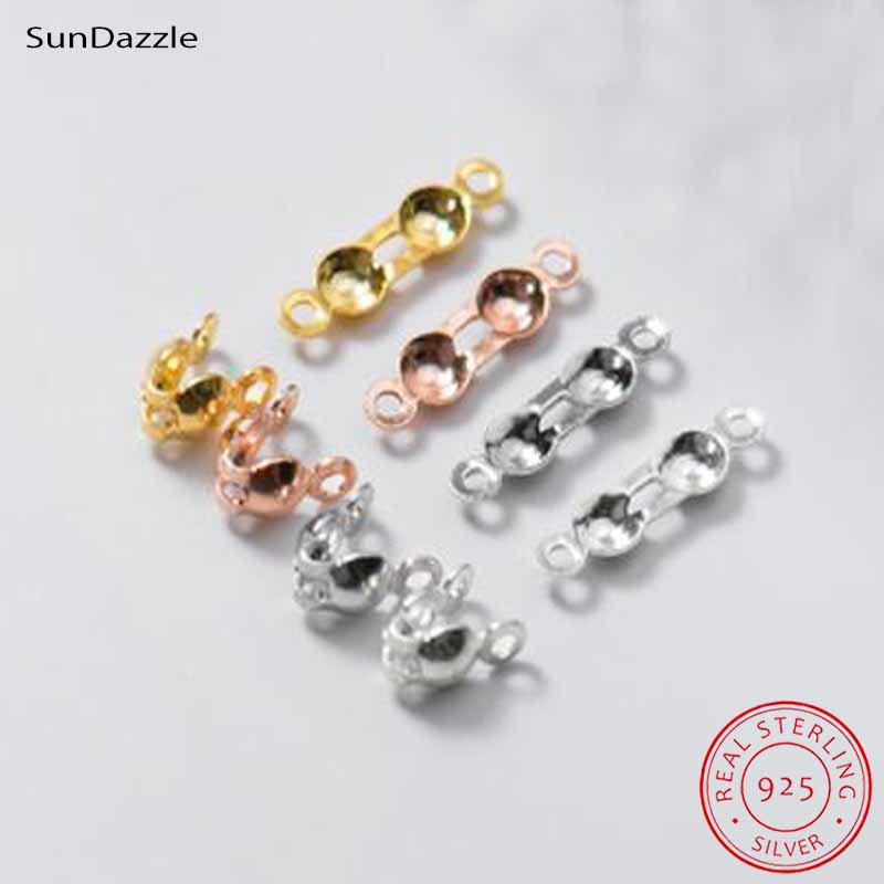 Jewelry Making Hobby - 4 قطع مشابك خرز طرفية من