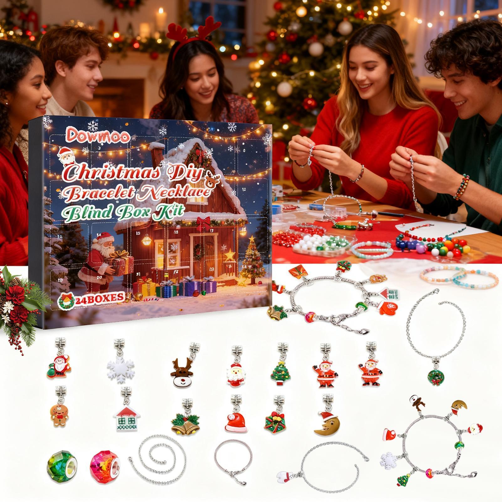 Jewelry Making Advent Calendar - عيد الميلاد تقويم القدوم أساور 24