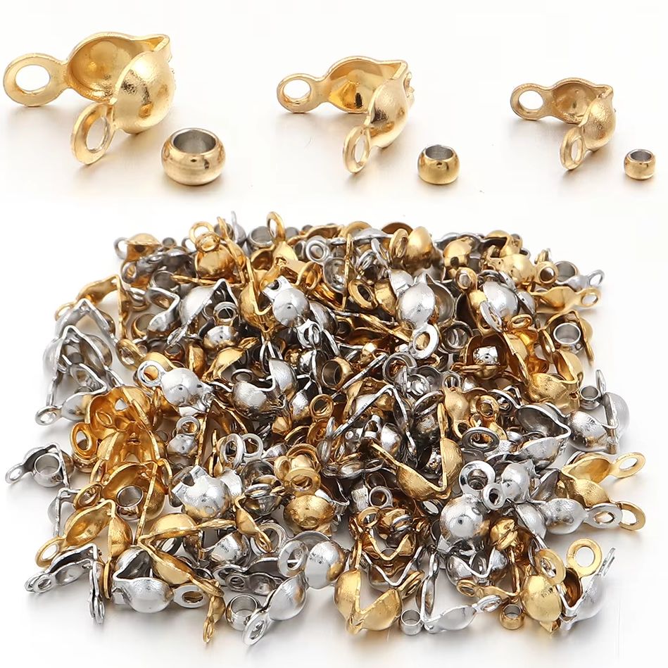 Jewelry Making Hobby - 40-200 قطعة من الخرز الفولاذي المقاوم