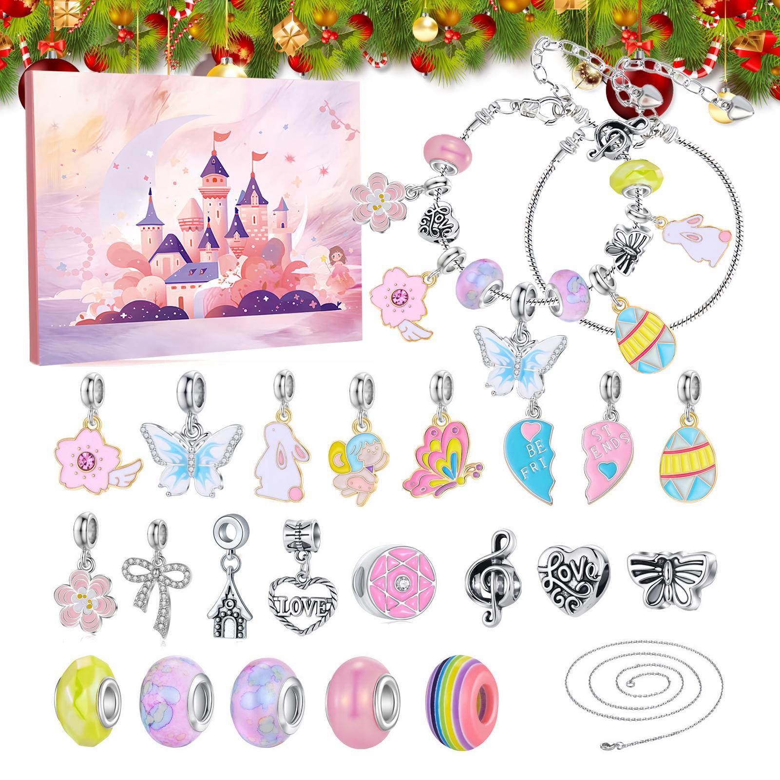 مجوهرات تقويم القدوم 2025 24 ي - مراجعة Jewelry Making Advent Calendar وسعره