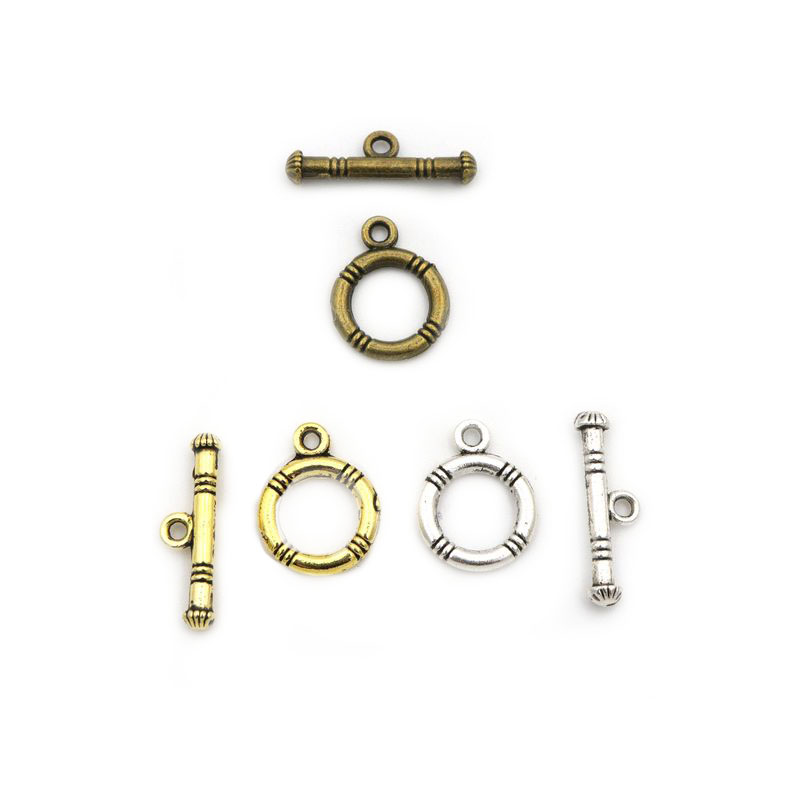 10 مجموعات الذهب لوحة فضية الل - مراجعة Toggle Clasp Gold وسعره