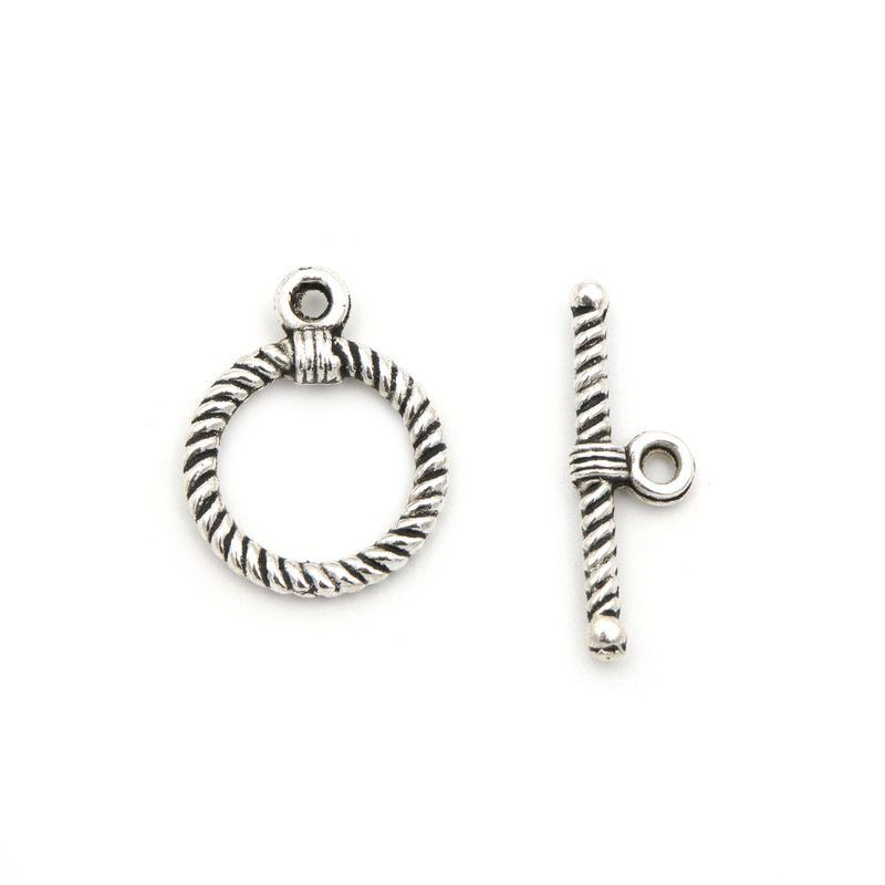 10 مجموعات الذهب لوحة فضية الل - مراجعة Toggle Clasp Gold وسعره