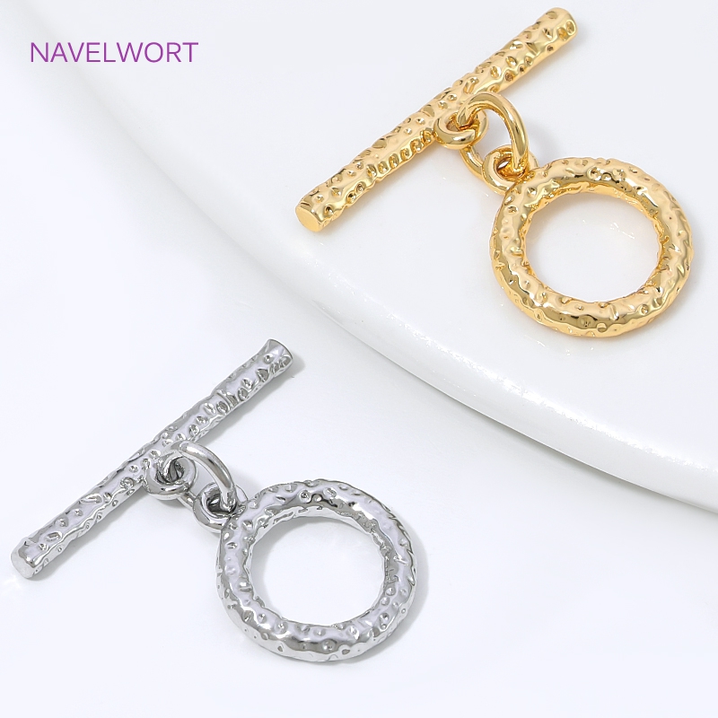 مشابك نحاسية لصناعة المجوهرات  - مراجعة Toggle Clasp Gold وسعره