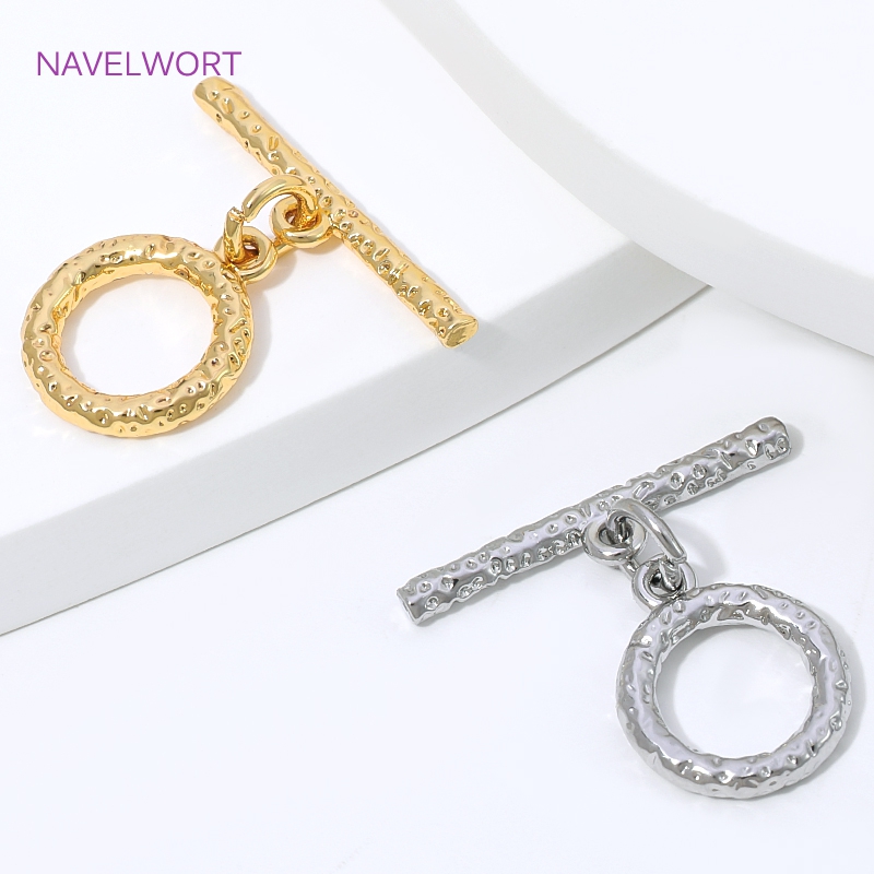 مشابك نحاسية لصناعة المجوهرات  - مراجعة Toggle Clasp Gold وسعره