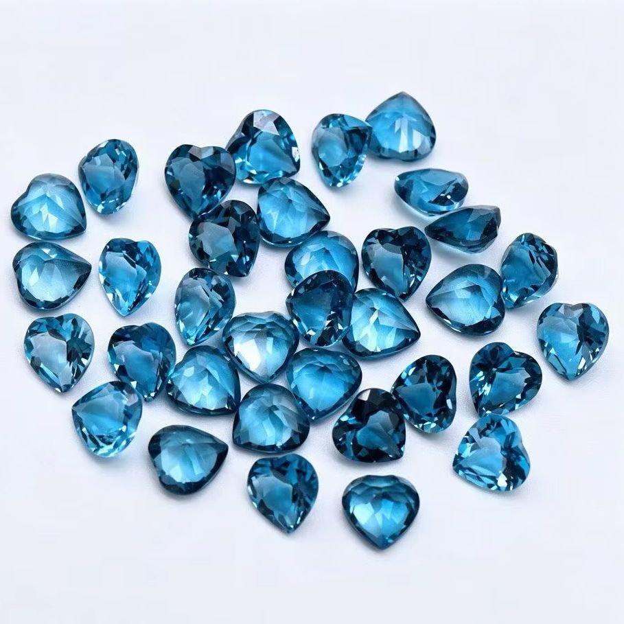 حجر التوباز الأزرق اللندني الط - مراجعة Jewelry Making London وسعره