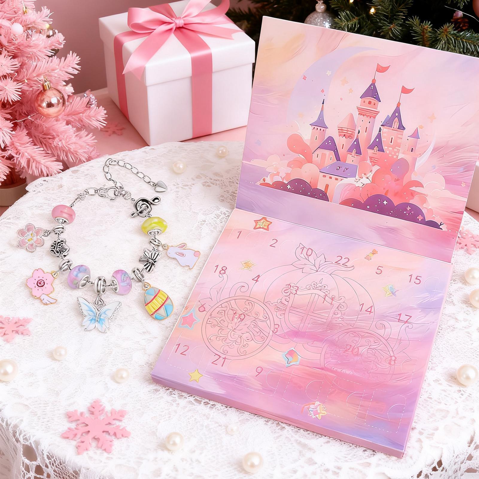 سوار عيد الميلاد مجيء الفتيات  - مراجعة Jewelry Making Advent Calendar وسعره