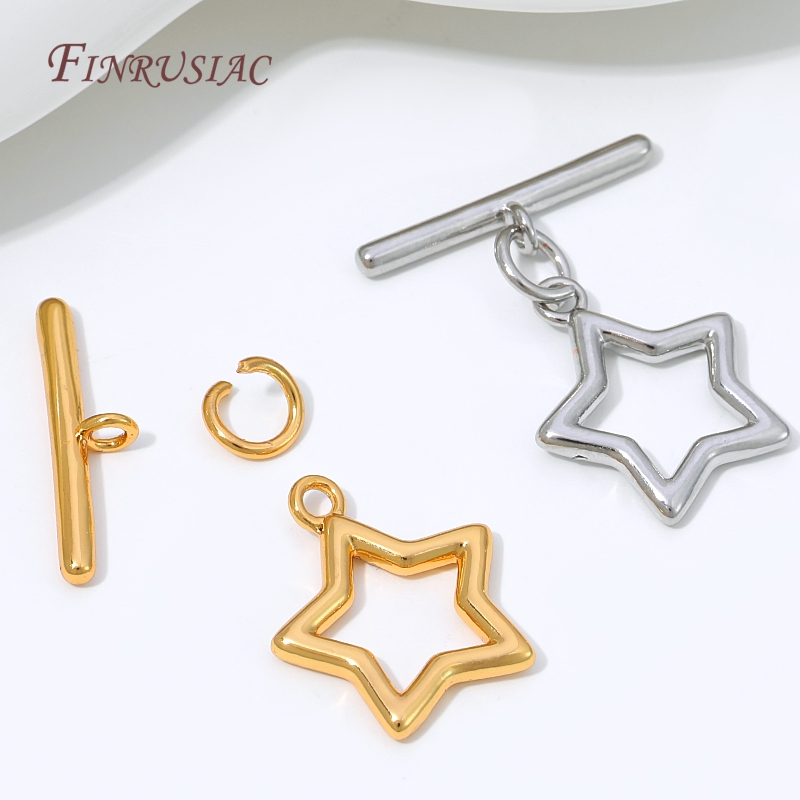 مشبك توجل على شكل نجمة مجوفة م - مراجعة Toggle Clasp Gold وسعره