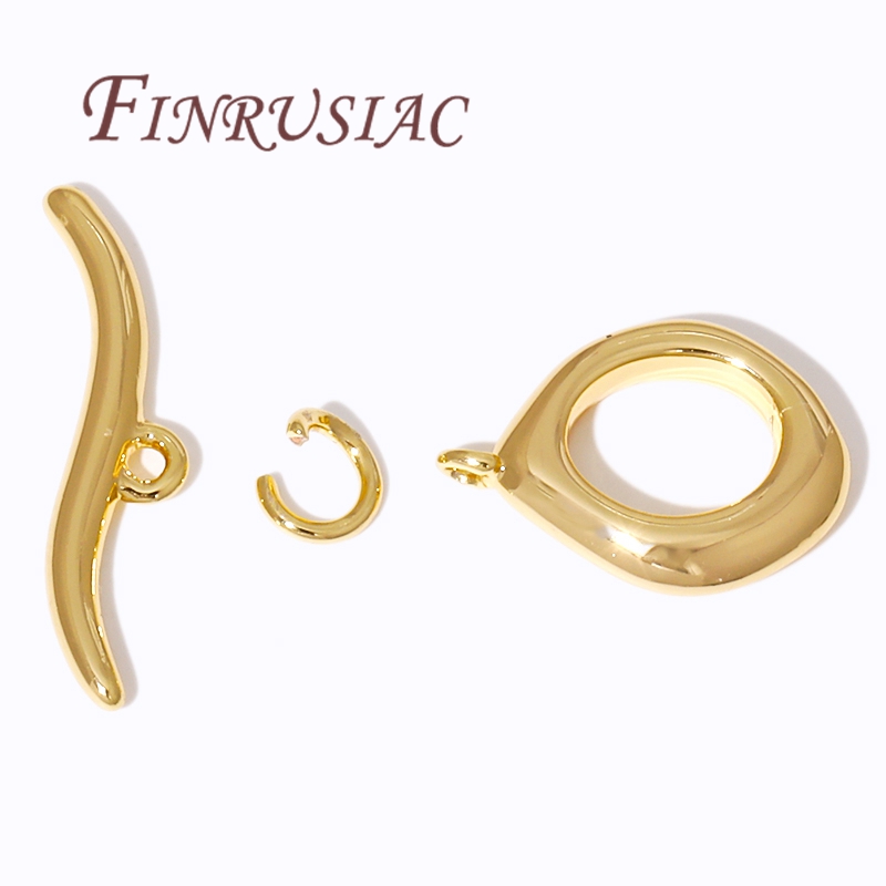 مشبك تبديل OT مطلي بالذهب عيار - مراجعة Toggle Clasp Gold وسعره