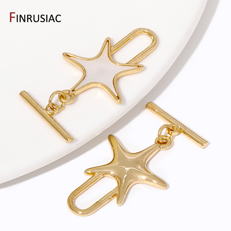 مشبك قلب من النحاس المطلي بالذ - مراجعة Toggle Clasp Gold وسعره