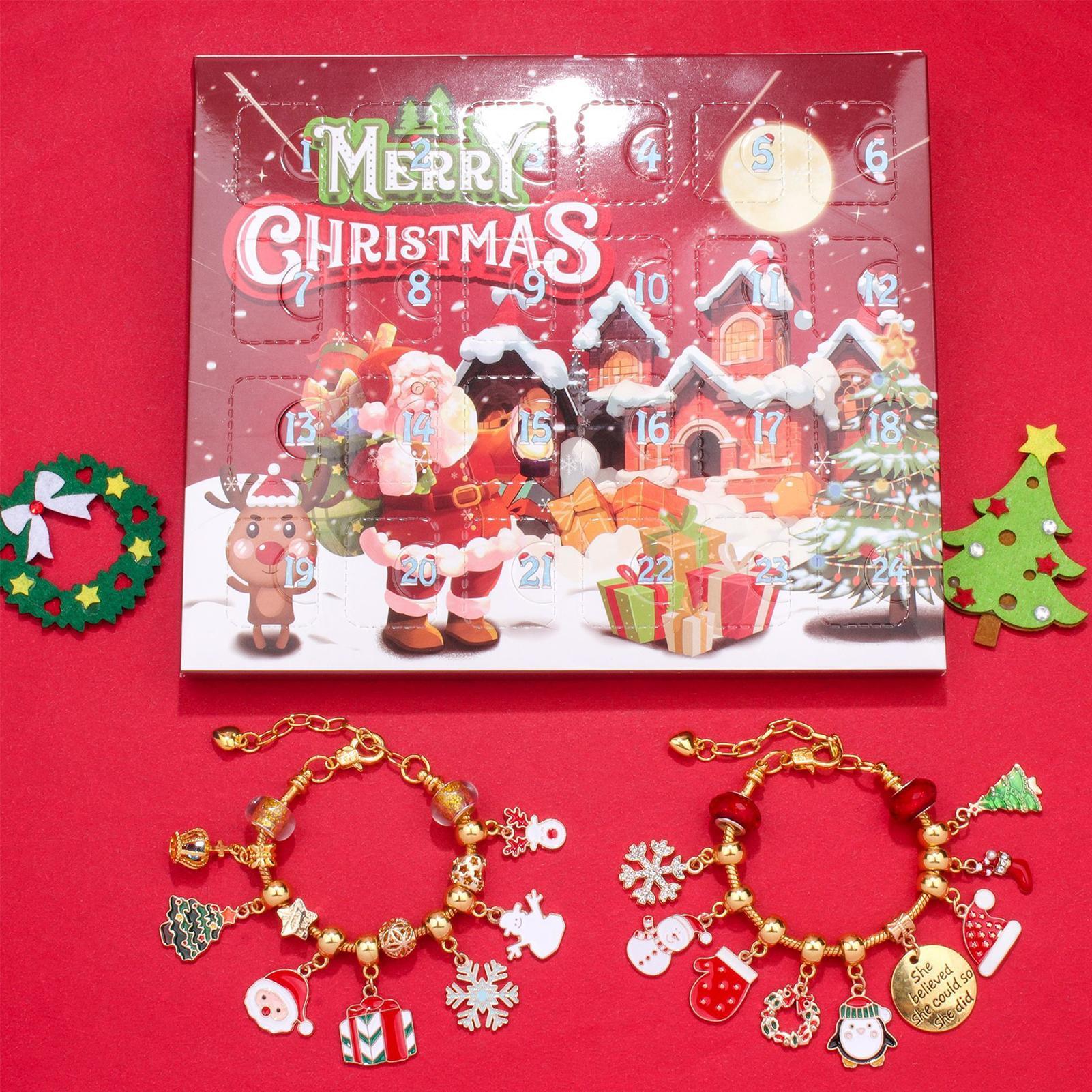 سوار عيد الميلاد مجيء 24 يومًا - مراجعة Jewelry Making Advent Calendar وسعره