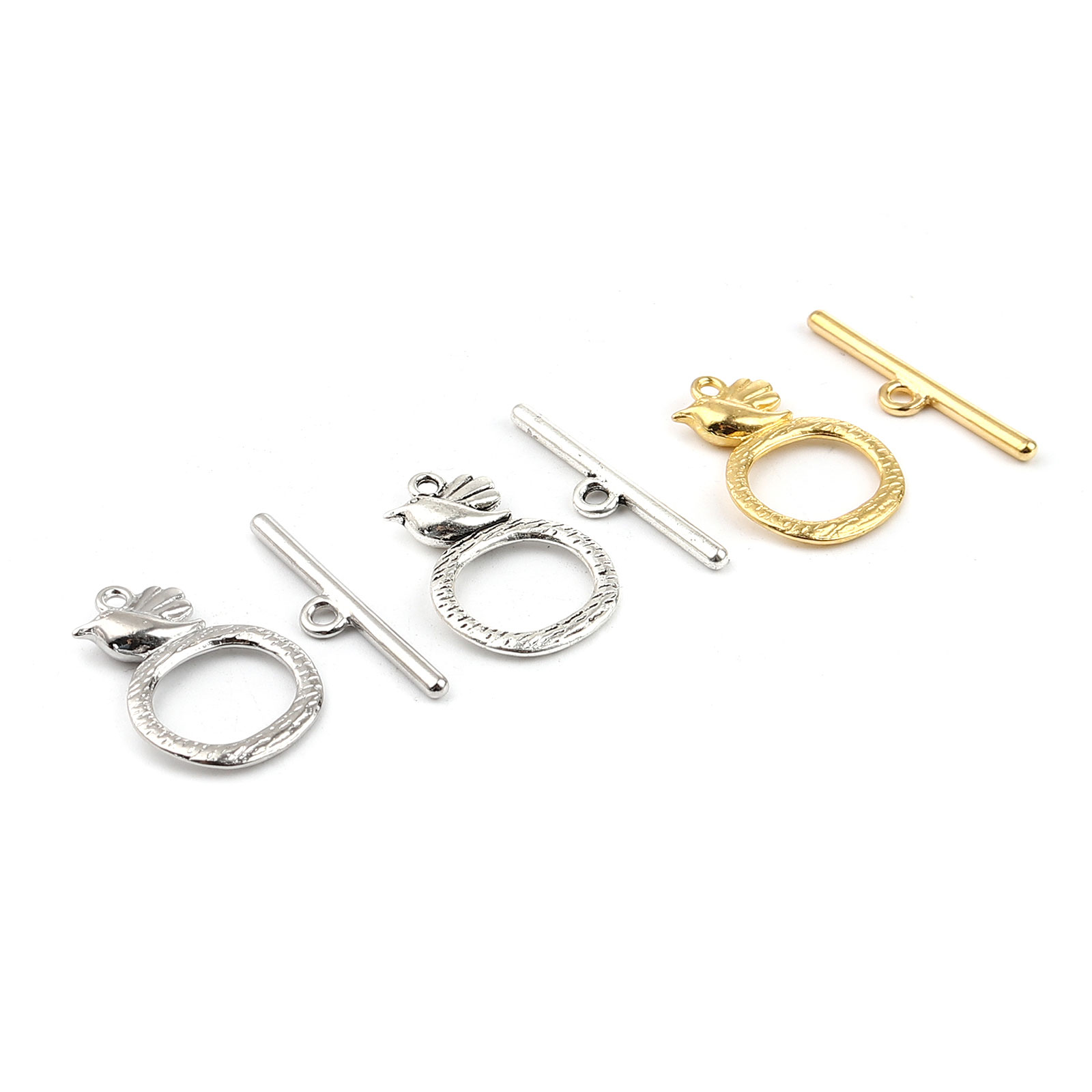 مجموعة من 20 مشبك تبديل من سبا - مراجعة Toggle Clasp Gold وسعره
