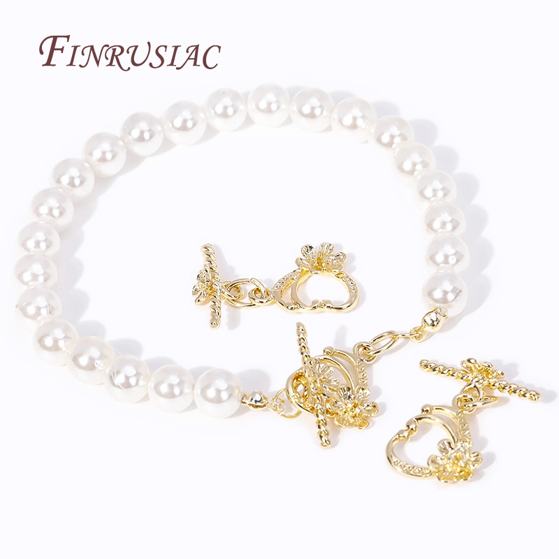18k مطلية بالذهب القلب مع زهرة - مراجعة Toggle Clasp Gold وسعره