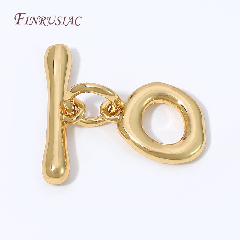 مشبك تبديل بيضاوي غير منتظم مط - مراجعة Toggle Clasp Gold وسعره