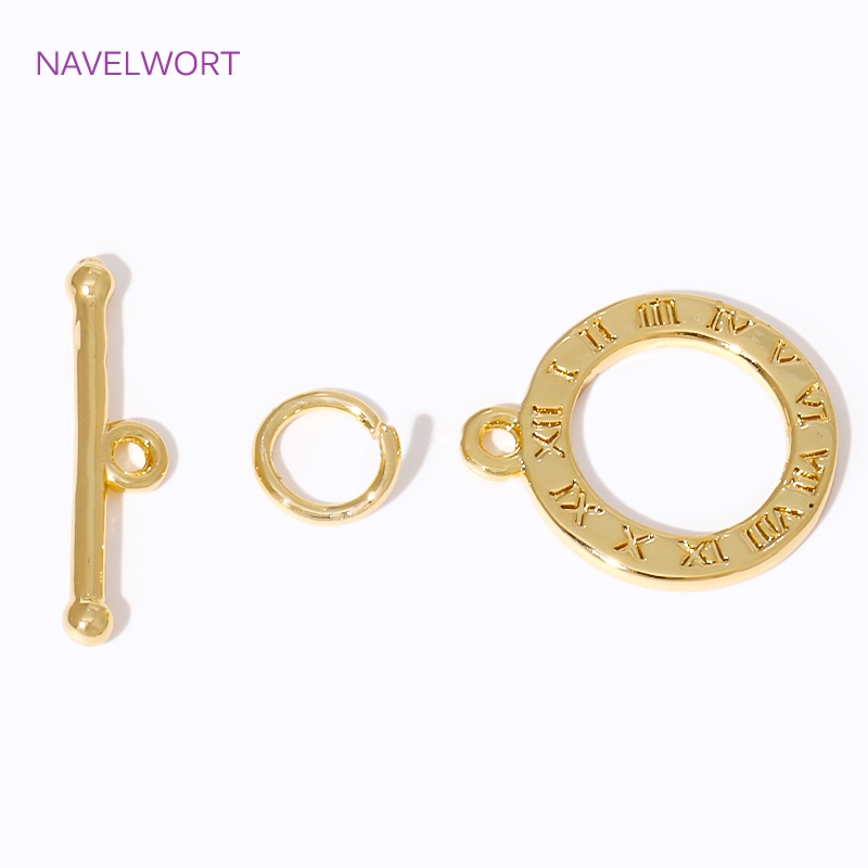 18K مطلية بالذهب موصلات OT الم - مراجعة Toggle Clasp Gold وسعره