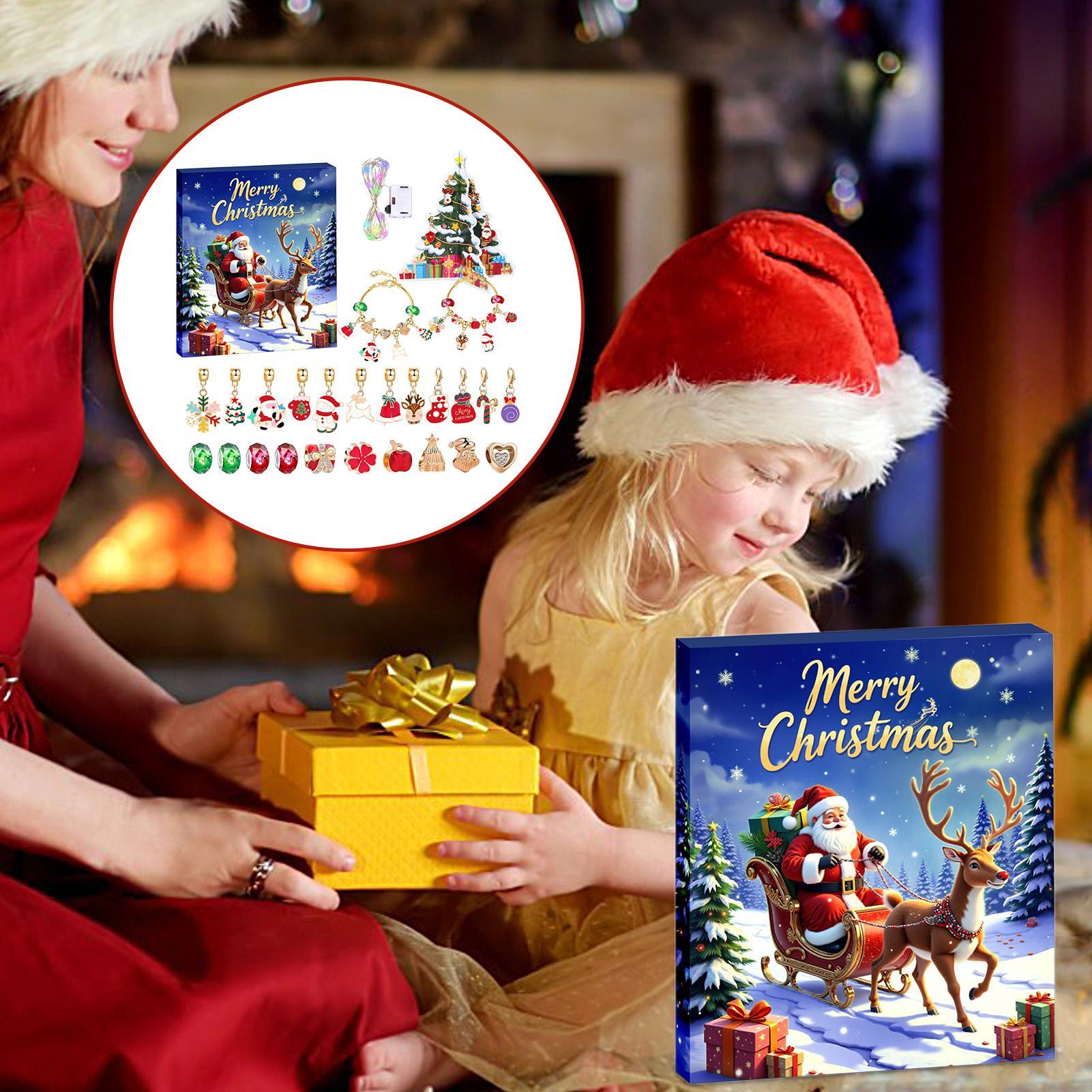 التقويم مجيء سحر عيد الميلاد ا - مراجعة Jewelry Making Advent Calendar وسعره